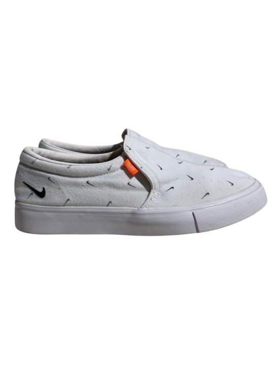 Nike Shoes - Nike Slip On Shoes White Canvas Sneakers Back to School Tenniscore Size 7.5